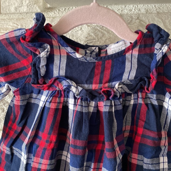 The Children’s Place Plaid Dress • 6-9Mo - Picture 3 of 8